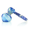 Hammer Bubbler Donut Handle Art with Chunky Pipe Design