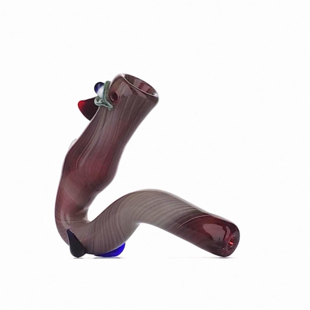 Heady Book Worm Glass Pipe: Unique Smoking Experience