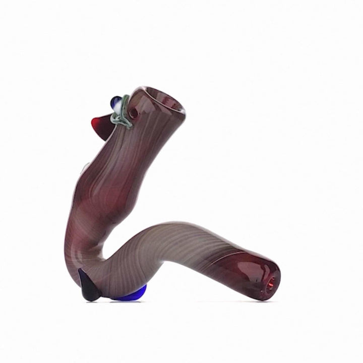 Heady Book Worm Glass Pipe: Unique Smoking Experience