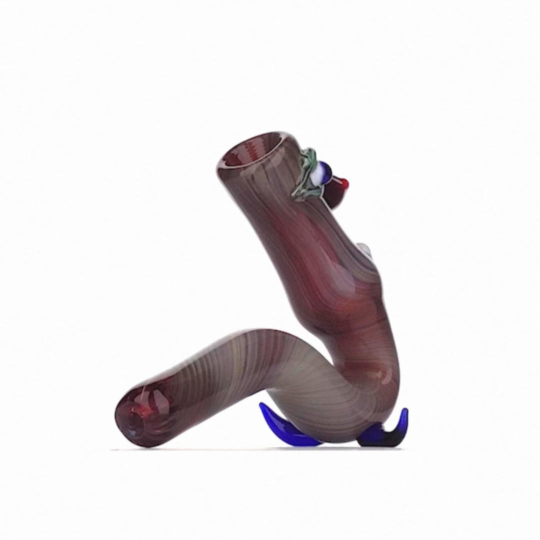 Heady Book Worm Glass Pipe: Unique Smoking Experience