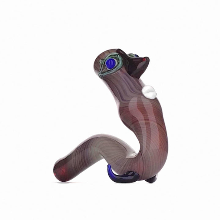 Heady Book Worm Glass Pipe: Unique Smoking Experience