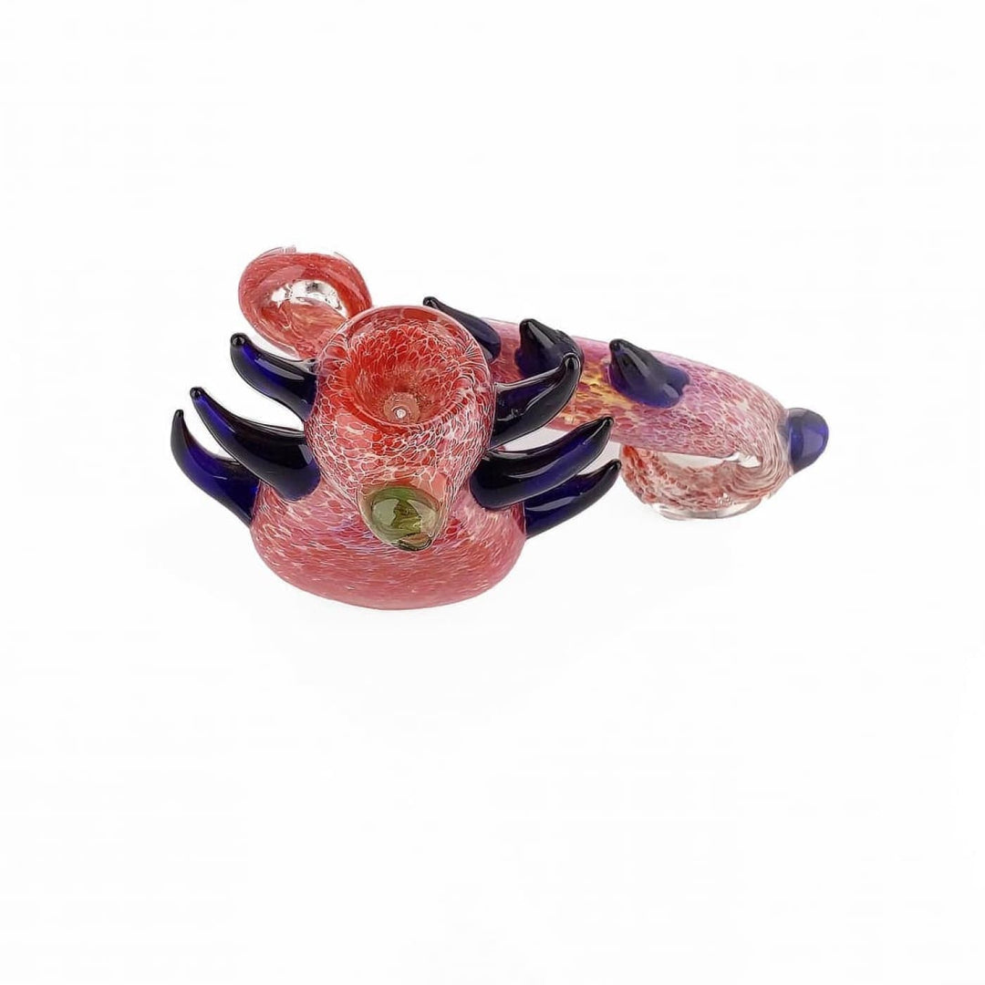 Heady Spiked Creature Glass Pipe