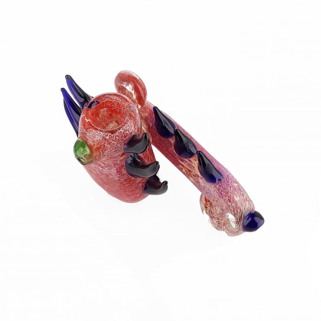 Heady Spiked Creature Glass Pipe