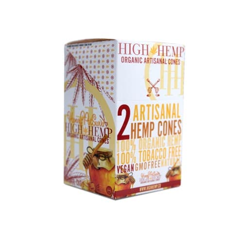 High Hemp Organic Wrap Cones Natural