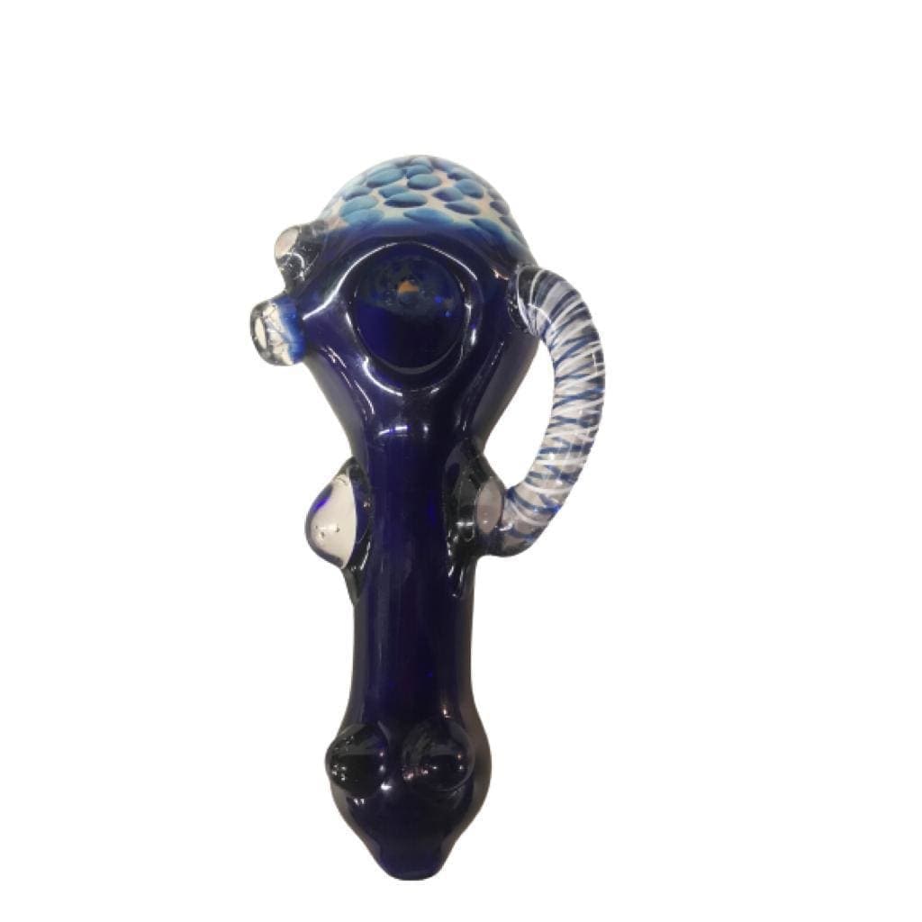 Horn Blue Hand Pipe