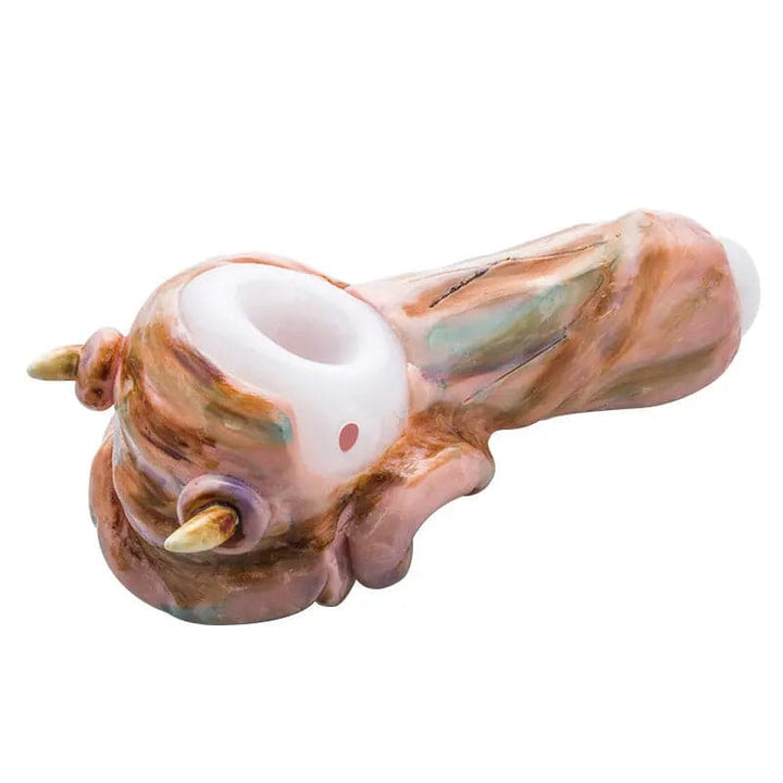 Horned Cyclops Glass Pipe