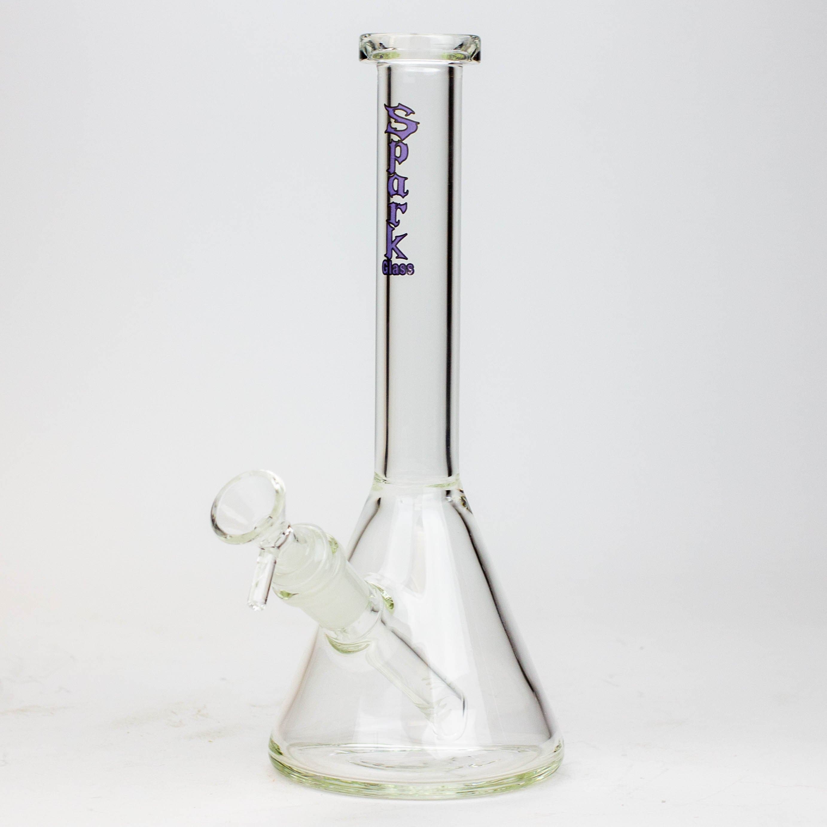 Spark beaker thick glass water pipes 10"_6