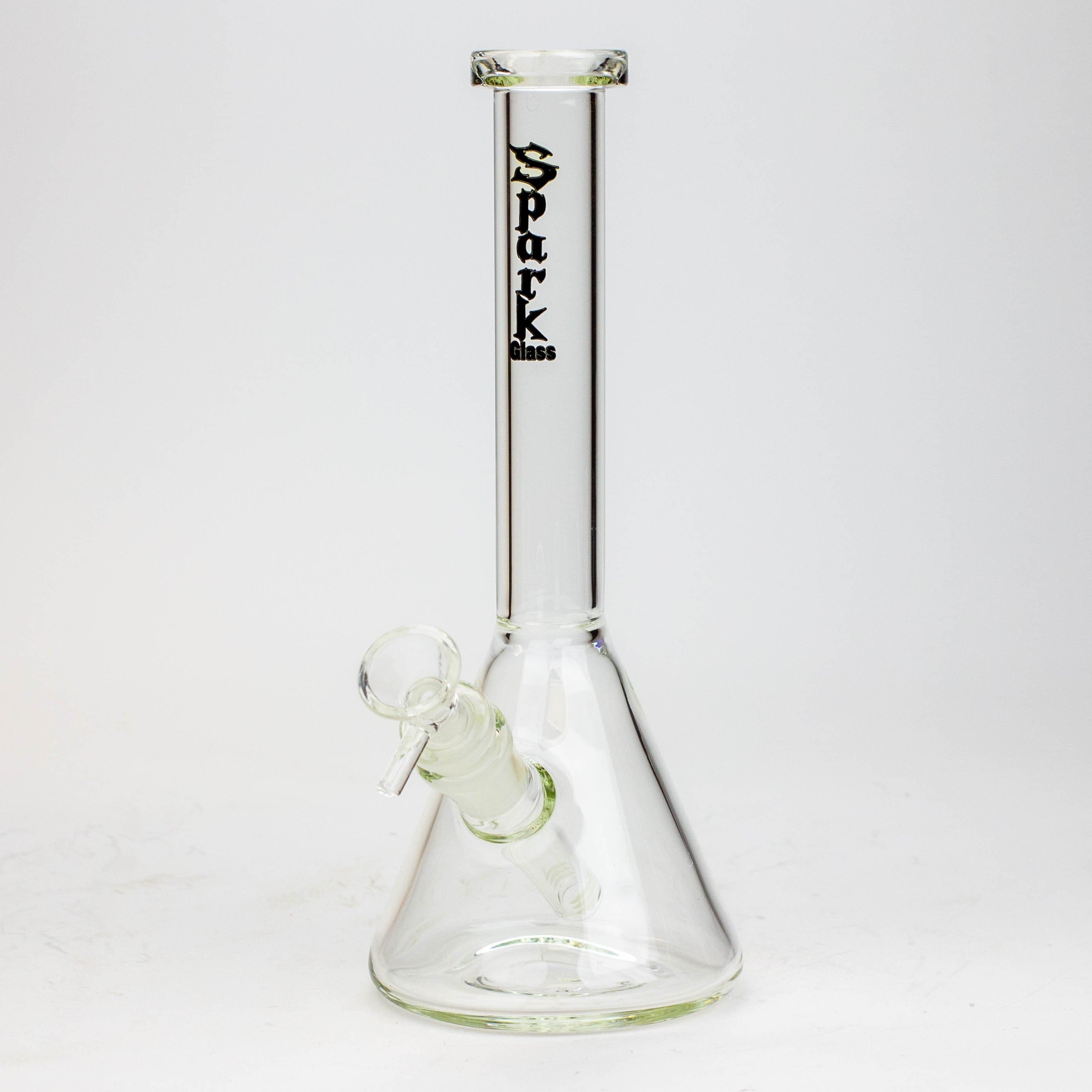 Spark beaker thick glass water pipes 10"_4