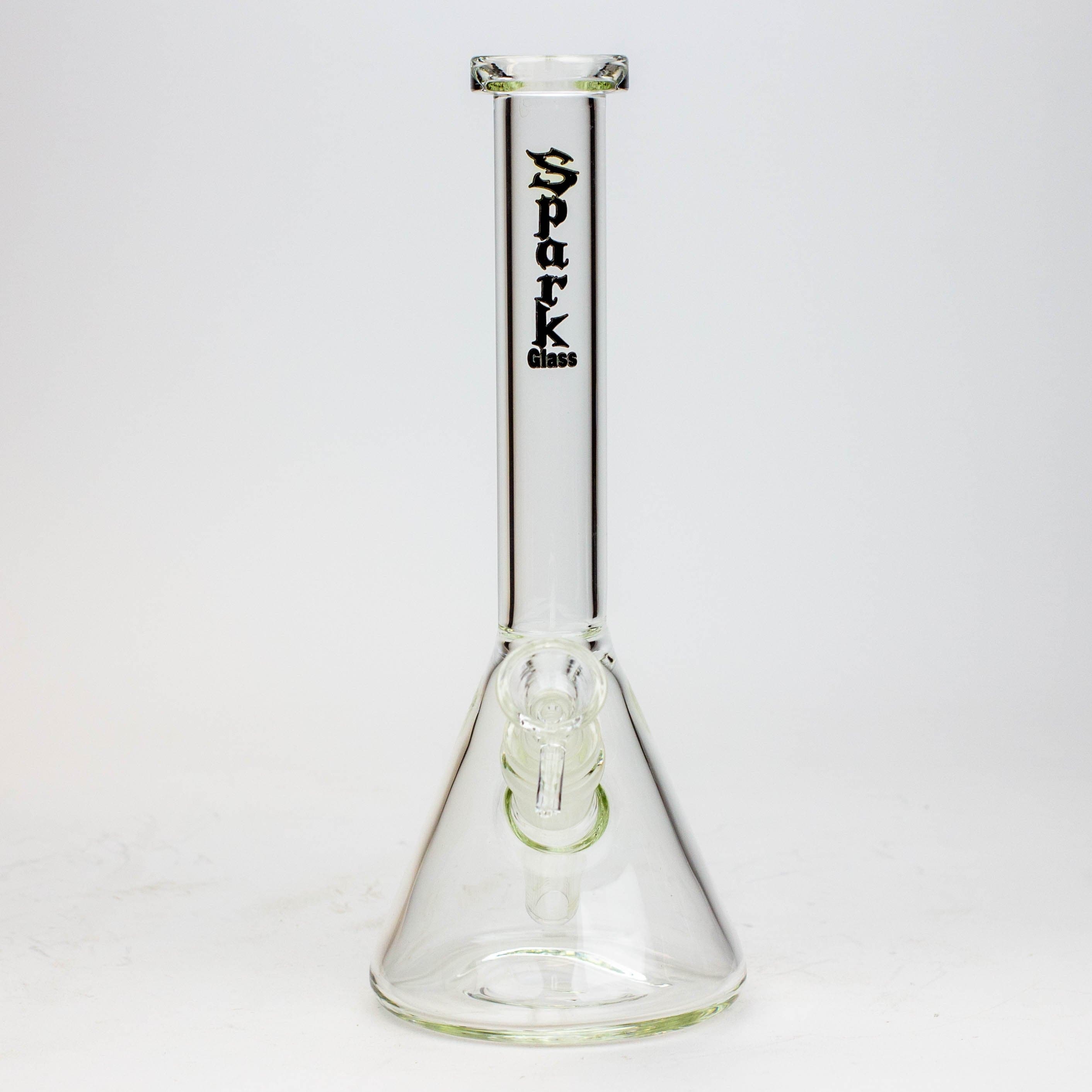 Spark beaker thick glass water pipes 10"_8
