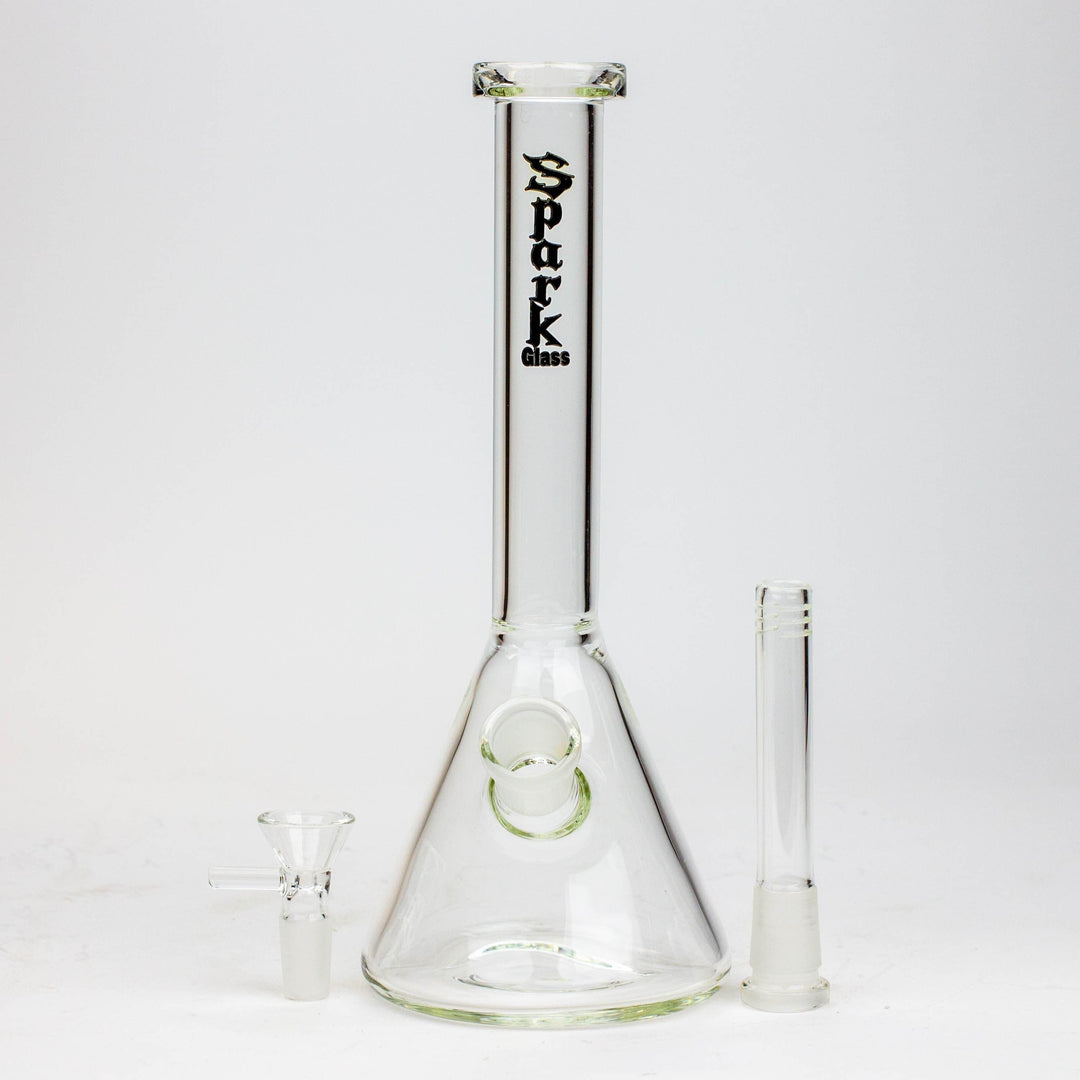 Spark beaker thick glass water pipes 10"_2