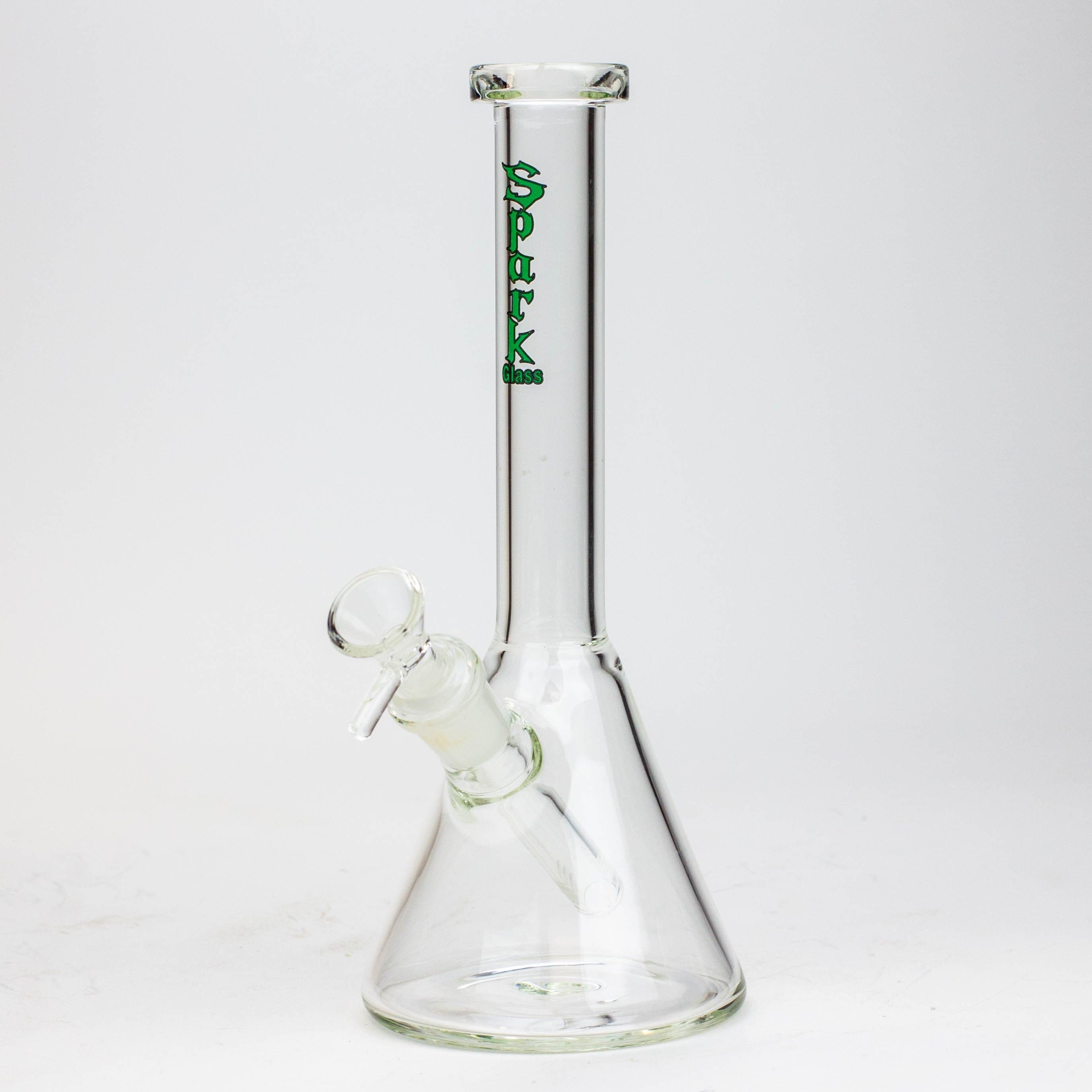 Spark beaker thick glass water pipes 10"_3