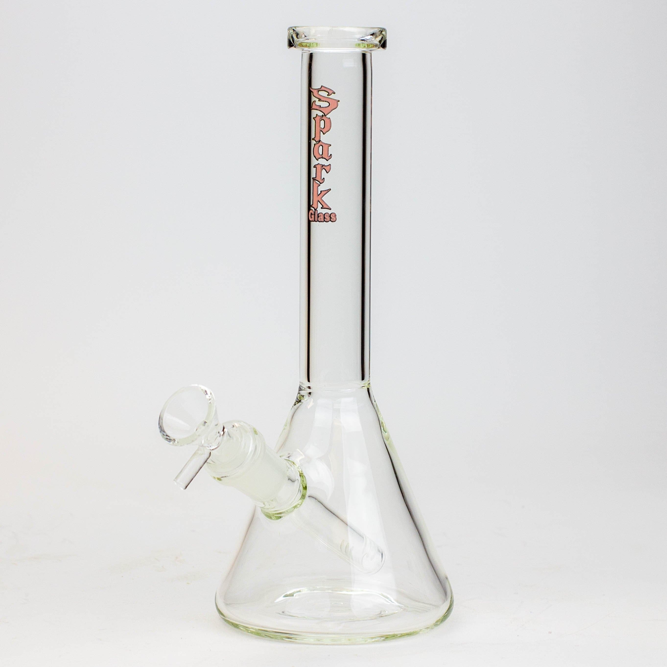 Spark beaker thick glass water pipes 10"_5