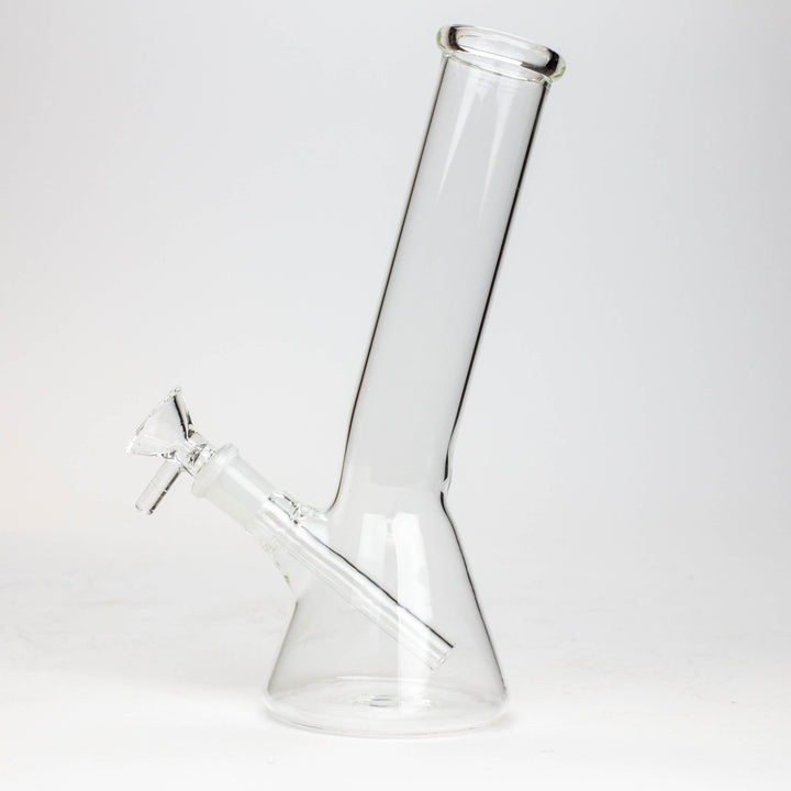 Clear glass beaker water pipes 8"_1