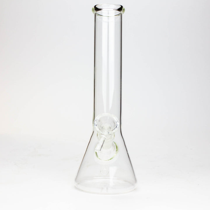 Clear glass beaker water pipes 8"_2