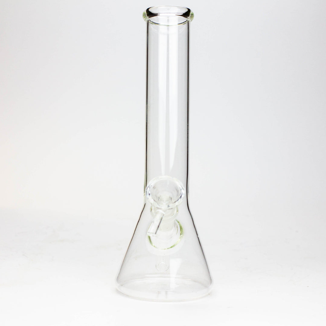 Clear glass beaker water pipes 8"_2