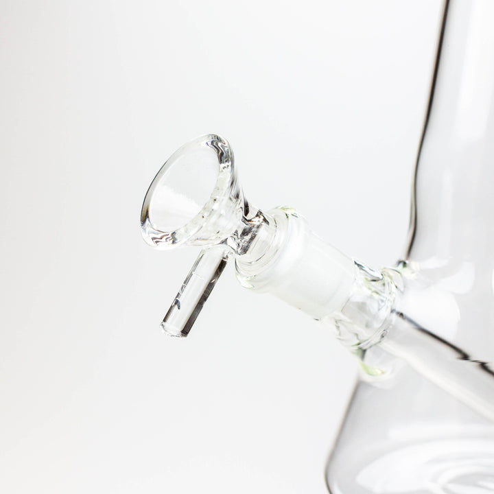 Clear glass beaker water pipes 8"_4