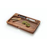 Solid Walnut Hardwood Irving Rolling Tray for Cannabis Connoisseurs