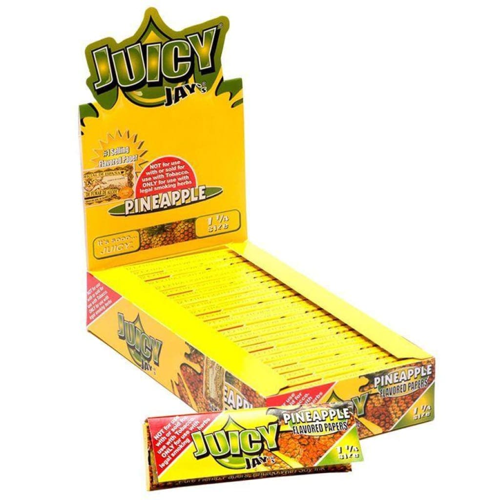 Juicy Jay’s 1 1/4’ Size Rolling Paper Pineapple
