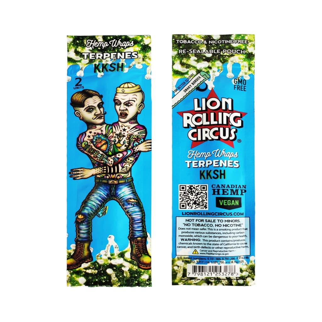 Lion Rolling Circus Hemp Wraps W/ Terpenes - FULL BOX