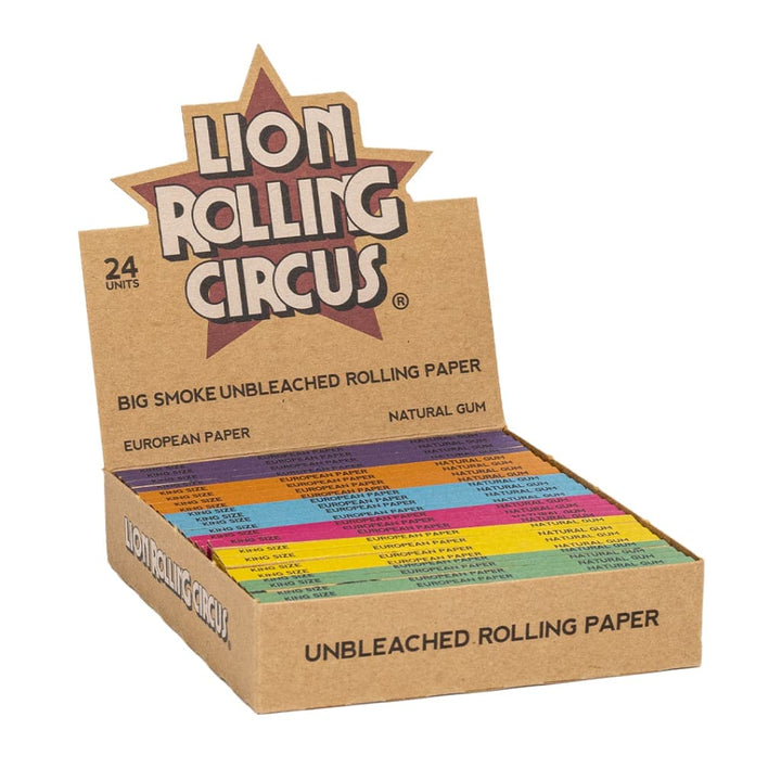 Lion Rolling Circus Unbleached King Size