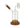 Marley Natural Black Walnut Riggler Portable Dual-use Glass Hand Pipe