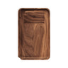 Marley Natural American Black Walnut Rolling Tray