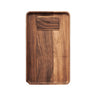 Marley Natural American Black Walnut Rolling Tray