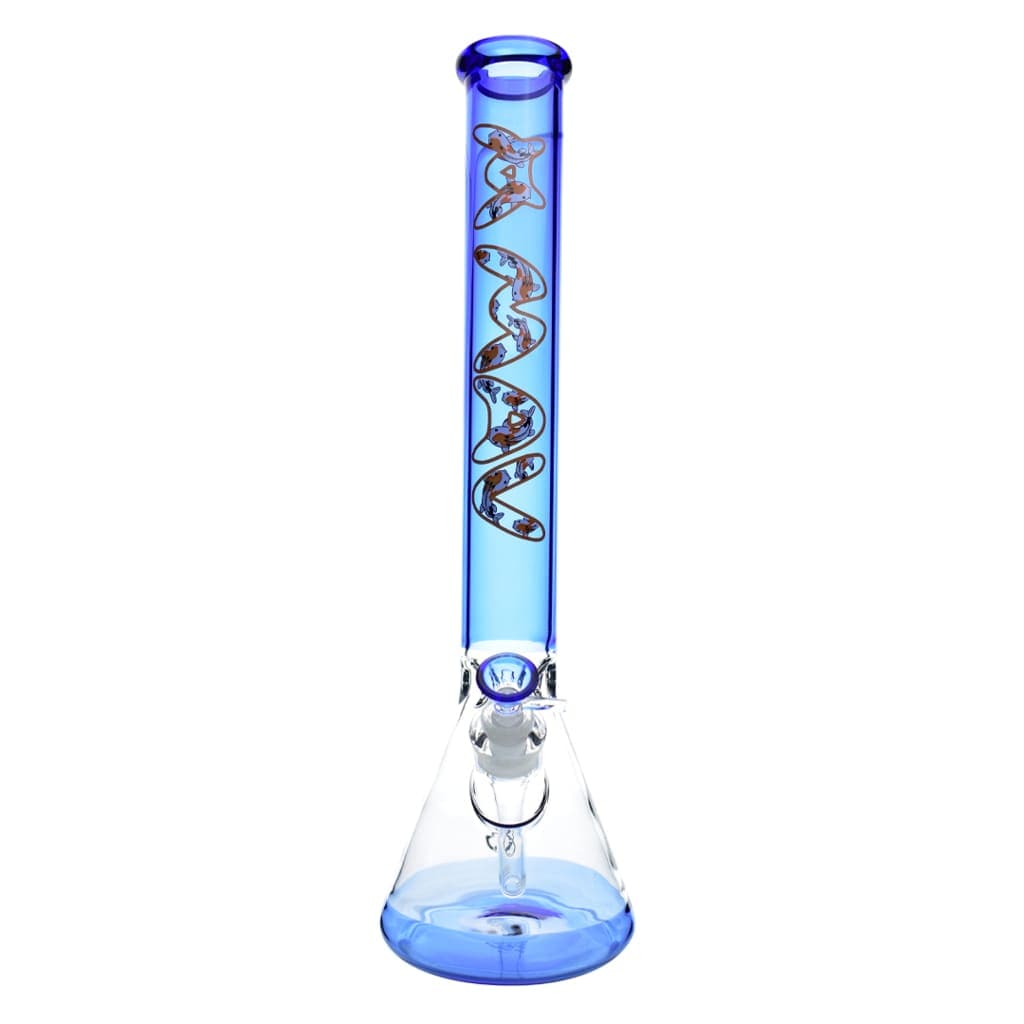 Mav Glass 18’ Beaker - Ink Blue Koi