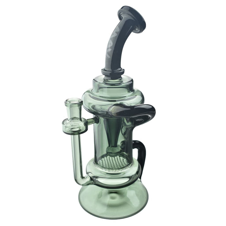Mav glass big bear recycler black & smoked black Dab Mile High