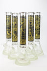 Egyptian hieroglyph 9 mm glow in the dark glass pipes