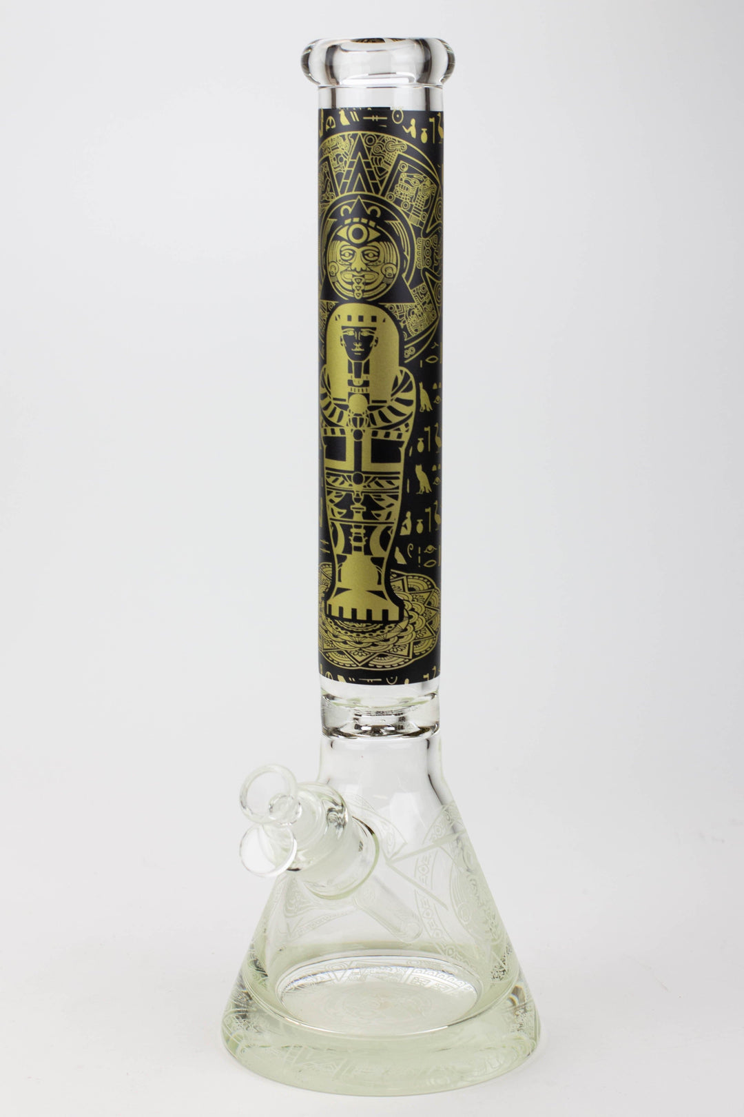 Egyptian hieroglyph 9 mm glow in the dark glass pipes_15