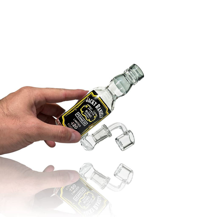 Micro Jacky Rig Portable Bong with 4mm Quartz Banger