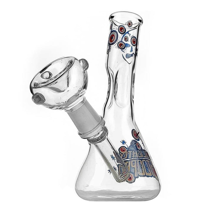 Slightly Stoopid Mini Beaker Bong Limited Edition Glass Water Pipe