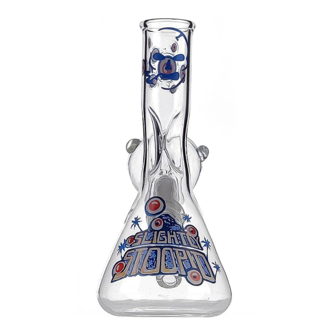 Slightly Stoopid Mini Beaker Bong Limited Edition Glass Water Pipe