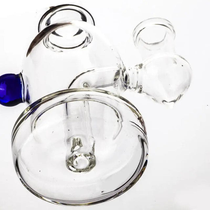 6" Mini Clear Glass Dab Rig