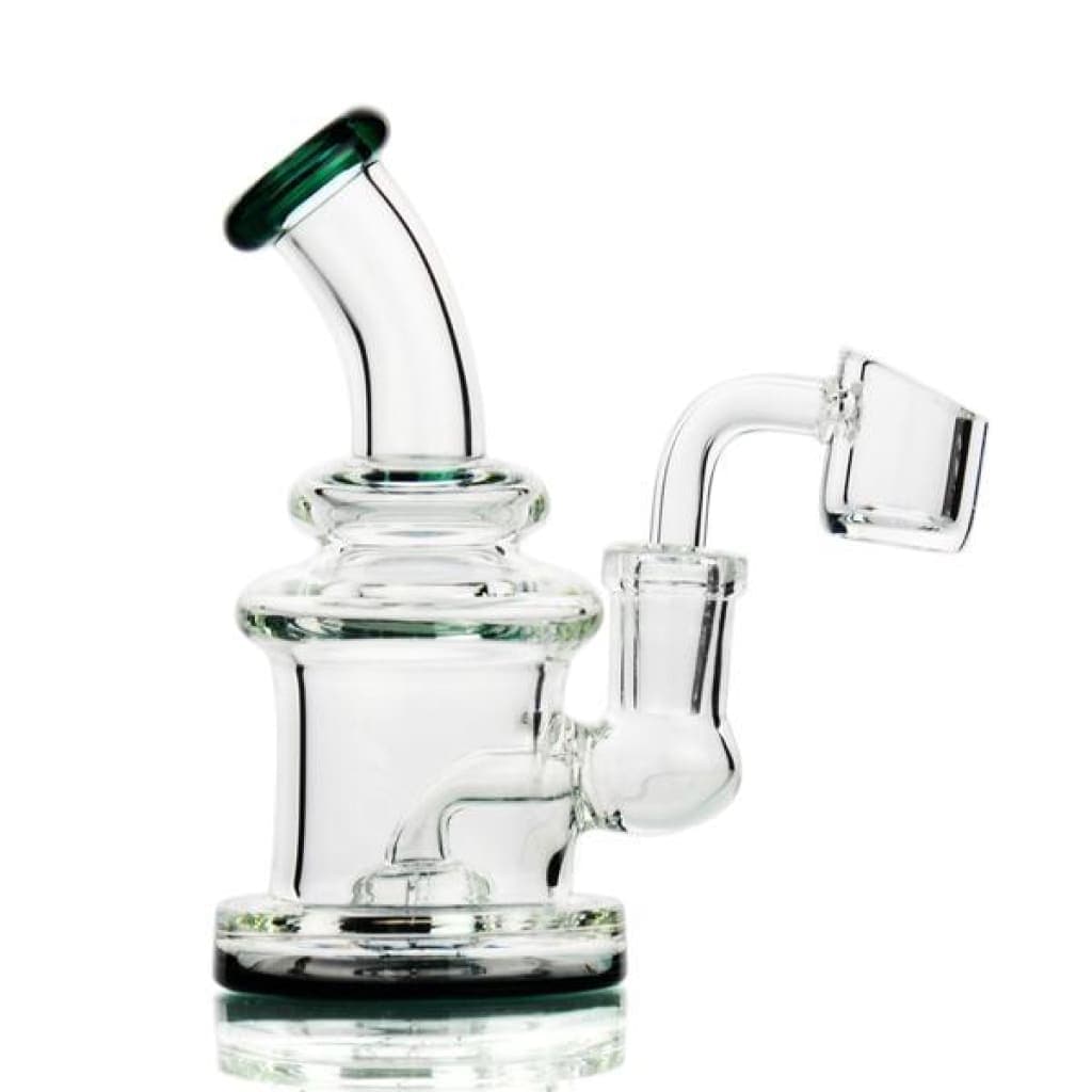 Mini Pocket Dab Rig With Color Base 14mm Male