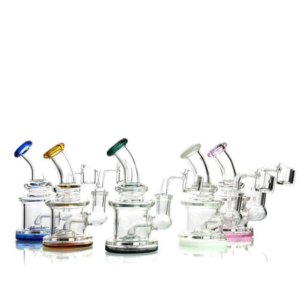 Mini Pocket Dab Rig with 14mm Male Banger for Smoking Oils and Concent ...