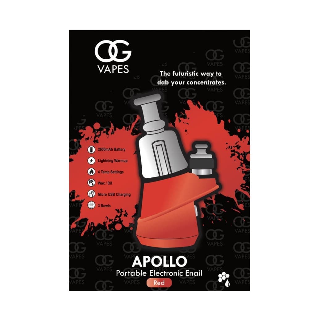 Vapes Apollo Portable Enail with Quartz Bowl and 2600mah Battery MHGP Vapes Apollo Portable Enail with Quartz Bowl and 2600mah Battery MHGP