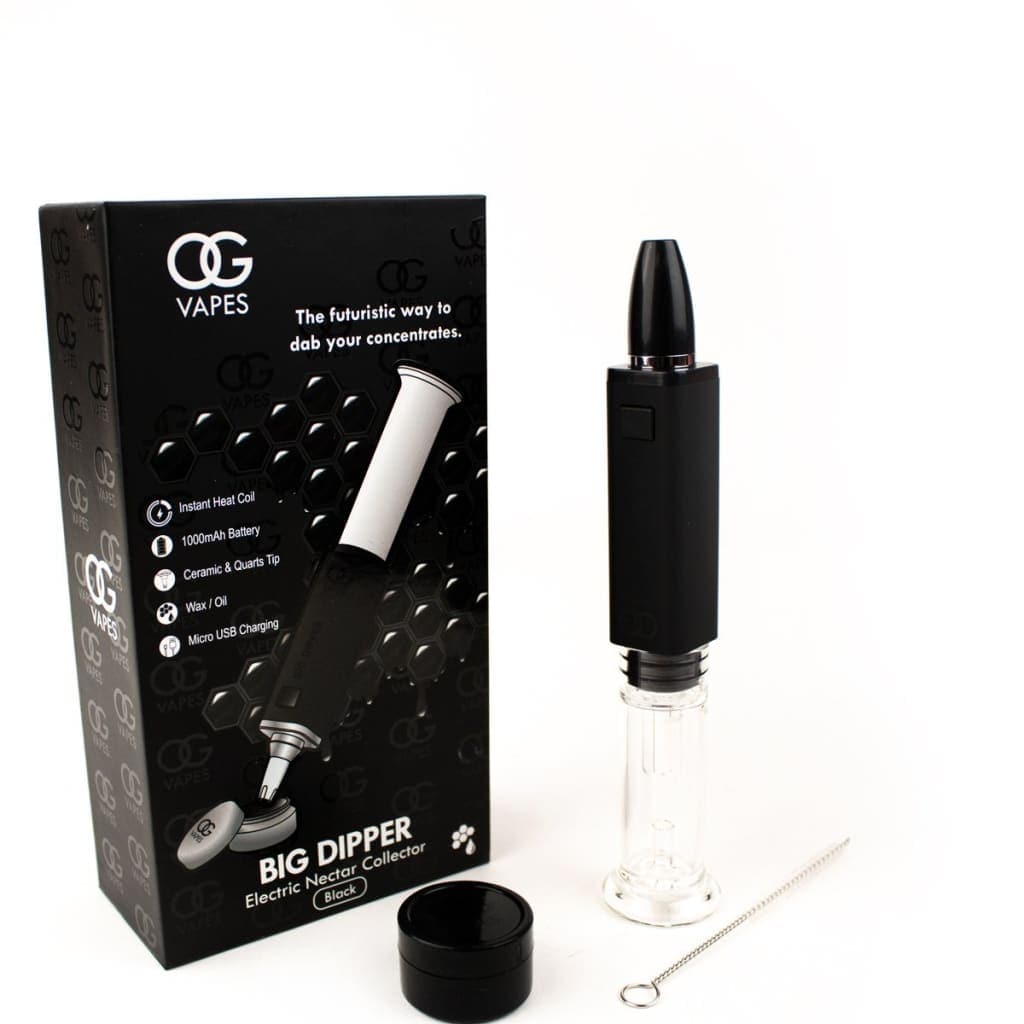 Big Dipper Electronic Nectar Collector with Quartz Tip and Ceramic Coi MHGP Big Dipper Electronic Nectar Collector with Quartz Tip and Ceramic Coi MHGP