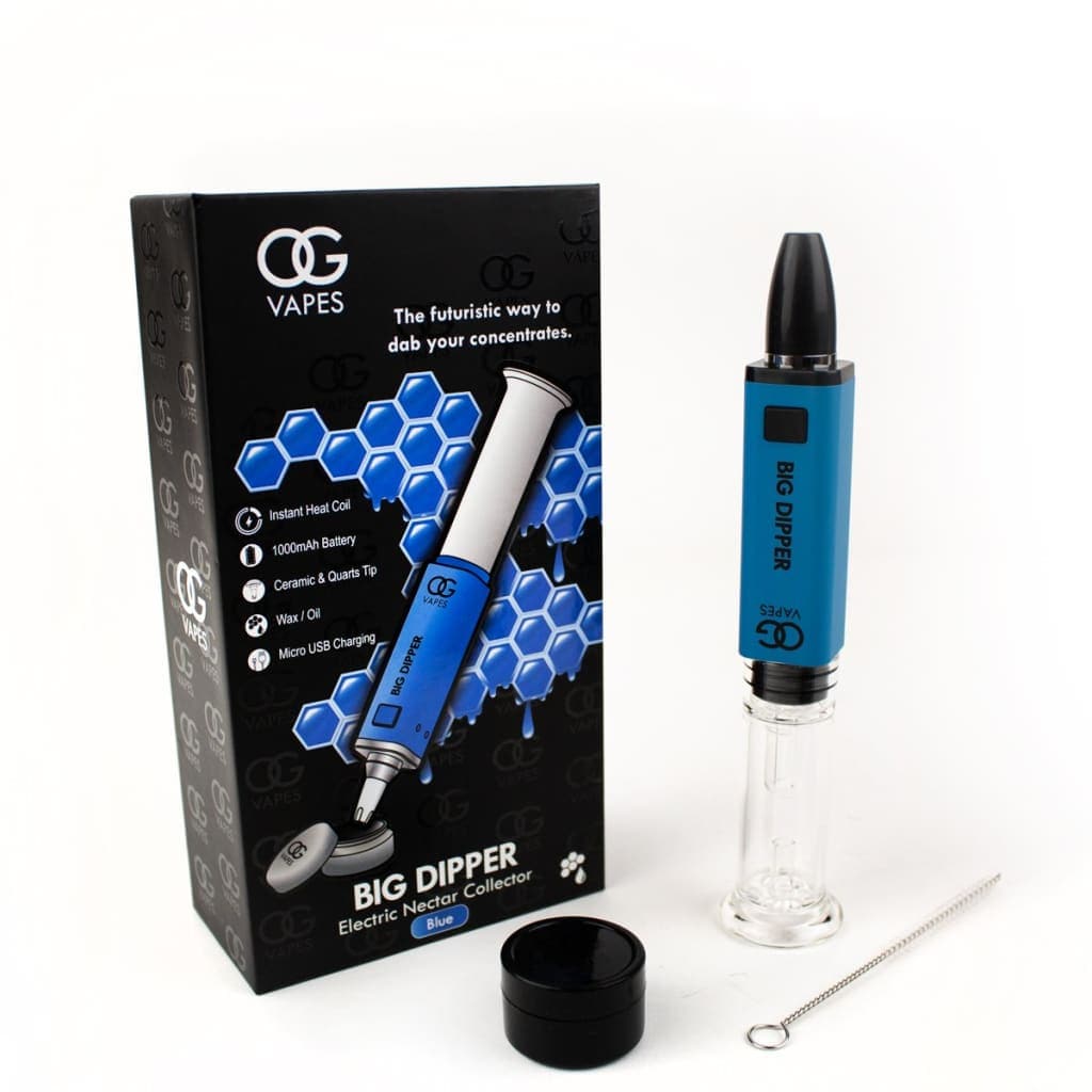 Big Dipper Electronic Nectar Collector with Quartz Tip and Ceramic Coi MHGP Big Dipper Electronic Nectar Collector with Quartz Tip and Ceramic Coi MHGP