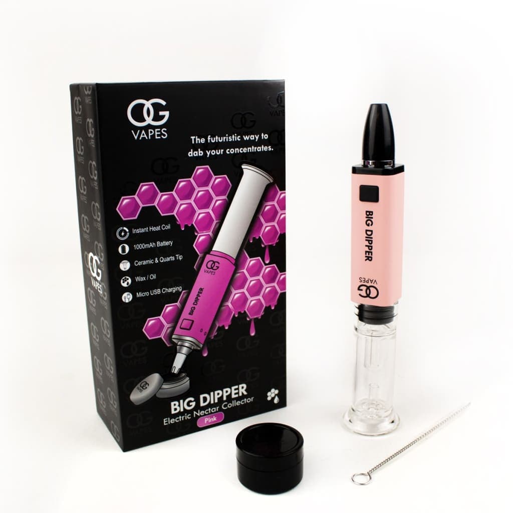 Big Dipper Electronic Nectar Collector with Quartz Tip and Ceramic Coi MHGP Big Dipper Electronic Nectar Collector with Quartz Tip and Ceramic Coi MHGP