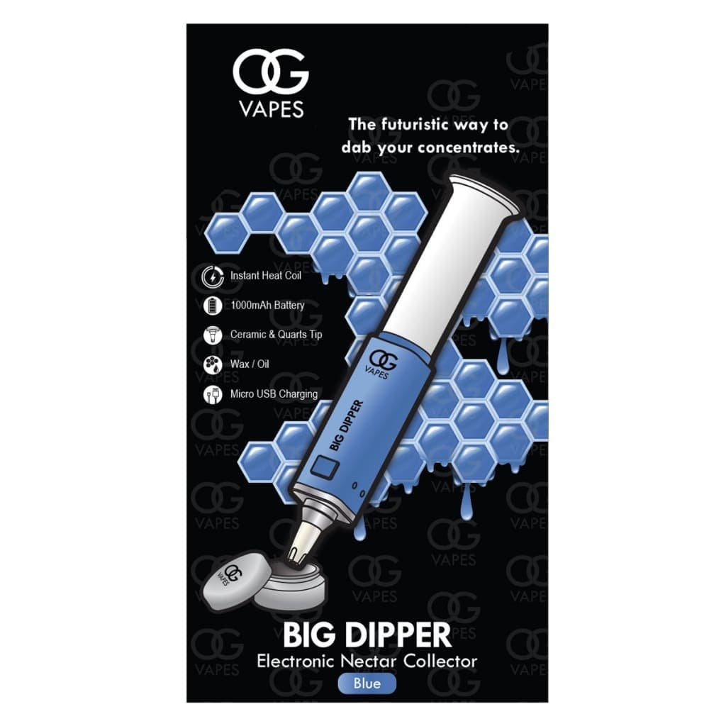 Big Dipper Electronic Nectar Collector with Quartz Tip and Ceramic Coi MHGP Big Dipper Electronic Nectar Collector with Quartz Tip and Ceramic Coi MHGP