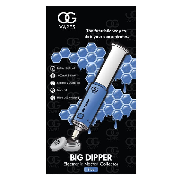 Dipper Dab Straw - Blue - Higher Elevation
