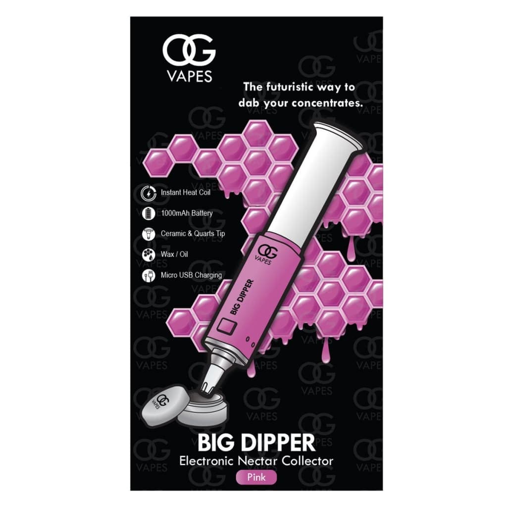 Big Dipper Electronic Nectar Collector with Quartz Tip and Ceramic Coi MHGP Big Dipper Electronic Nectar Collector with Quartz Tip and Ceramic Coi MHGP
