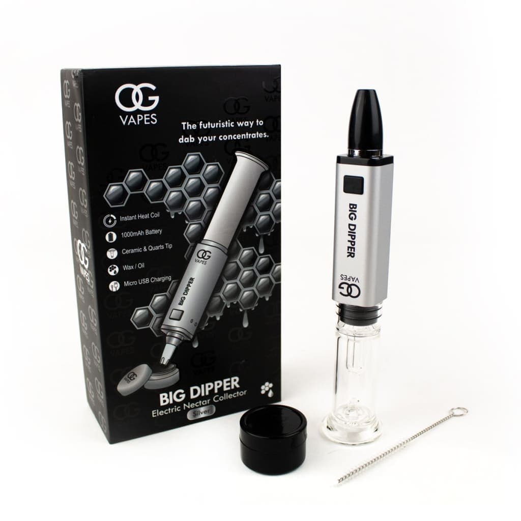Big Dipper Electronic Nectar Collector with Quartz Tip and Ceramic Coi MHGP Big Dipper Electronic Nectar Collector with Quartz Tip and Ceramic Coi MHGP