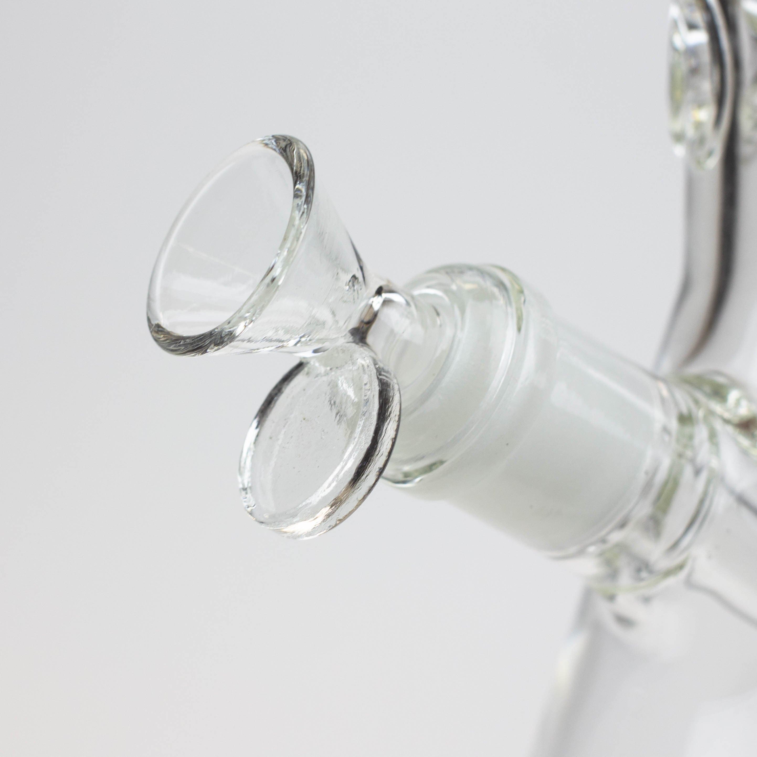 Wellcann beaker 7 mm glass water pipes 12"_10