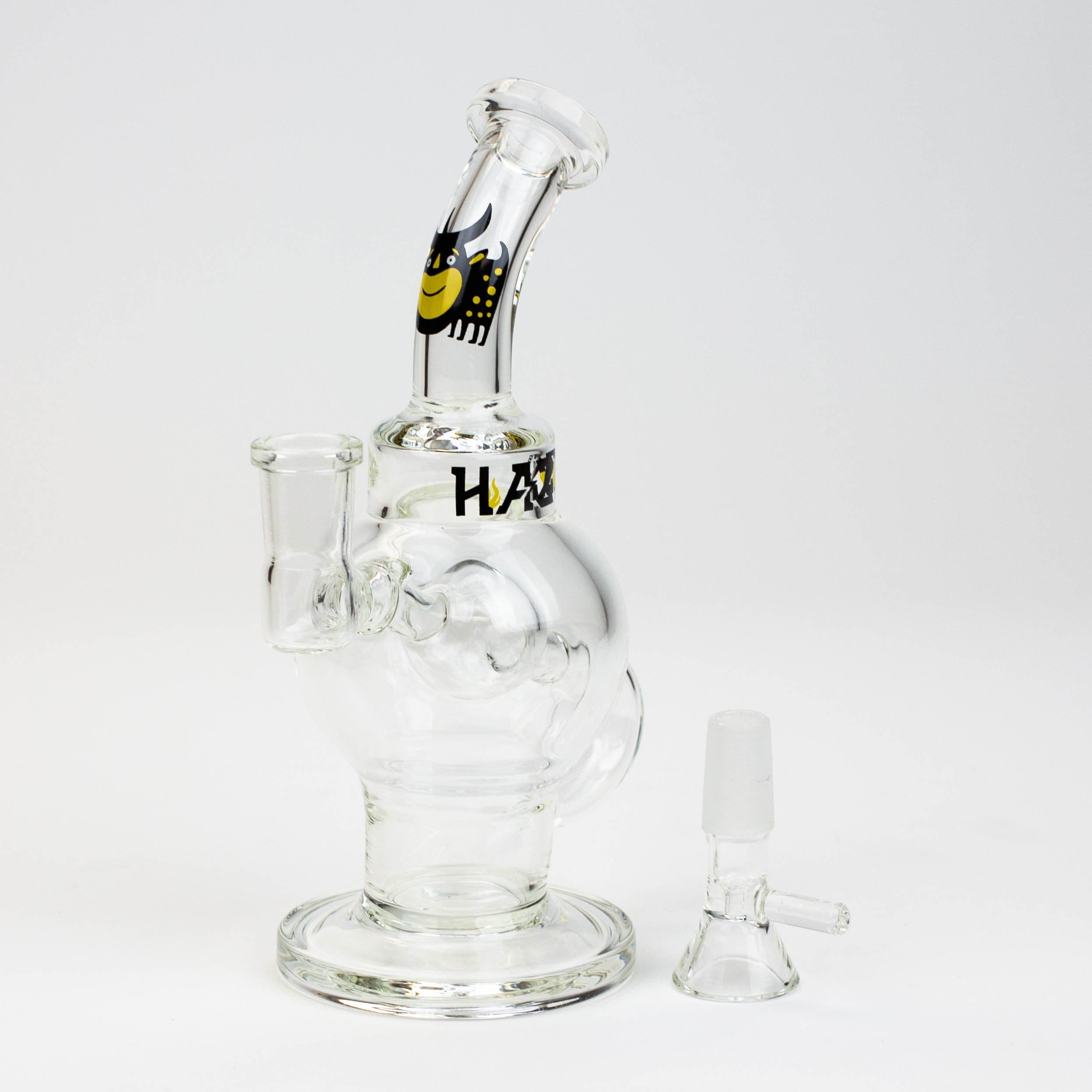 Haze sphere glass pipes 7"_6