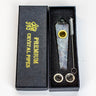 Acid Secs - Natural Blacklight Fire Stone Smoking Pipe with choke hole