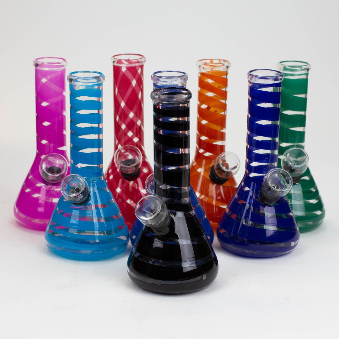 Glass water pipes 6"_0