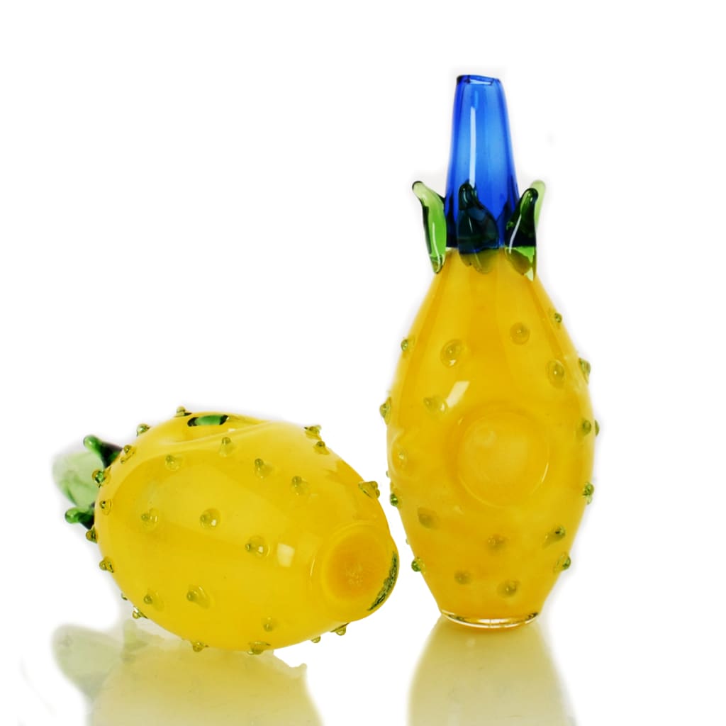 Pineapple Pipe Color Frit Art